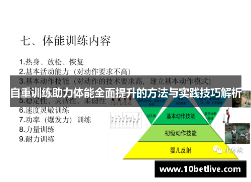 自重训练助力体能全面提升的方法与实践技巧解析